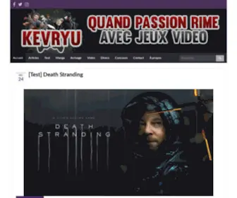 Kevryu.com(Retrouvez tout l'univers des Jeux Vidéo sur Kevryu) Screenshot