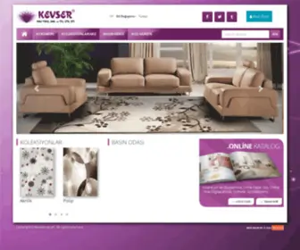 Kevsercarpet.com(Kevser Halı Tekstil Sanayi Ticaret Ve Limited Şirketi. ) Screenshot