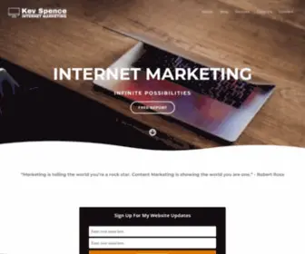 Kevspence.com(Internet Marketing Kev Spence) Screenshot