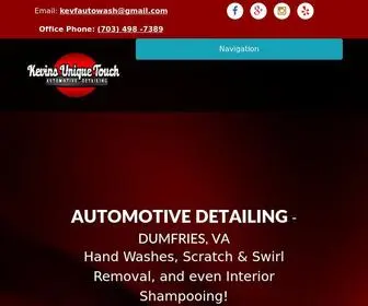 Kevsuniquetouch.com(Automotive Detailing) Screenshot