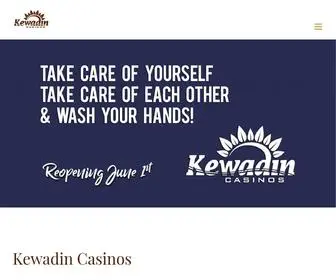 Kewadin.com Screenshot