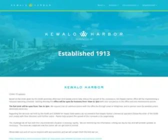 Kewaloharbor.com(Kewalo Basin Harbor) Screenshot