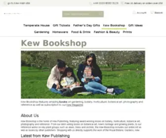 Kewbooks.com(Kew Gardens Online Gift Shop) Screenshot