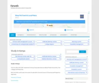 Keweb.co(Study In Kenya/2023) Screenshot