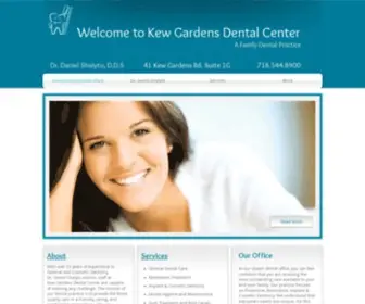 Kewgardensdental.com(Dental office) Screenshot