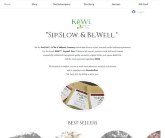 Kewiteas.com(KēWi Teas™ by Soul Stir) Screenshot