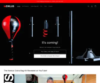 Kewlus.com(World's first modular cobra bag) Screenshot