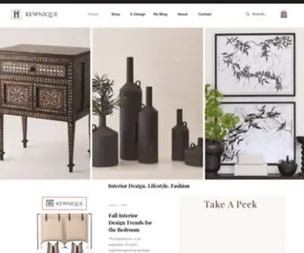 Kewnique.com(Home Decor) Screenshot