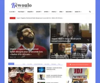 Kewoulo.info(Est le premier site d'investigation de l'Afrique de l'Ouest) Screenshot