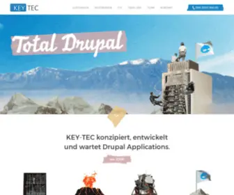Key-Tec.de(Drupal Agentur München) Screenshot