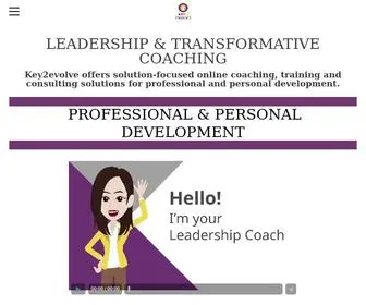 Key2Evolve.com(Online Coaching) Screenshot