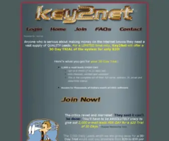 Key2Net.biz(Key2net's website) Screenshot