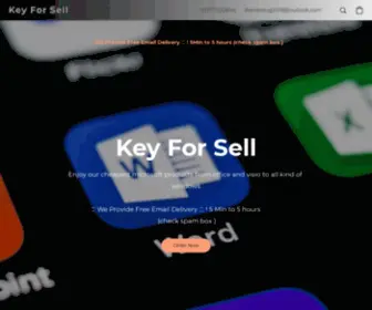 Key4Sell.com(Key4Sell-Microsoft Keys shop-Buy cheap License windows,office keys ,licencias) Screenshot