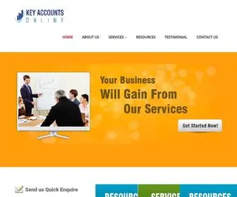 Keyaccountsonline.com(Key Accounts Online) Screenshot