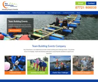 Keyadventures.co.uk(Outdoor Activities & Team Building Events) Screenshot