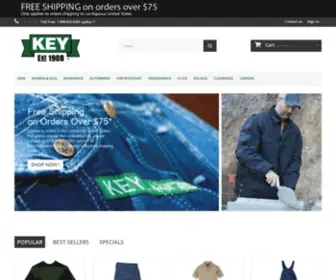 Keyapparel.com(KEY Apparel) Screenshot