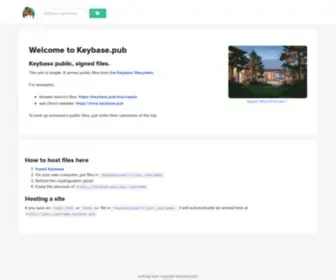 Keybase.pub(Browse public files in KBFS) Screenshot