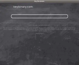 Keybinary.com(Binary key) Screenshot