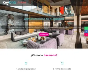 Keybnb.com.mx(Administración de propiedades en Airbnb) Screenshot