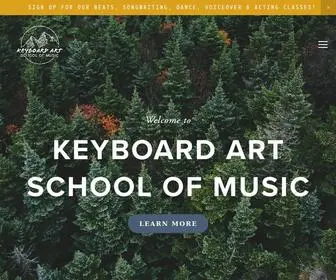 Keyboardart.com(Keyboard Art School of Music) Screenshot