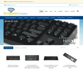 Keyboardco.com(The Keyboard Company) Screenshot