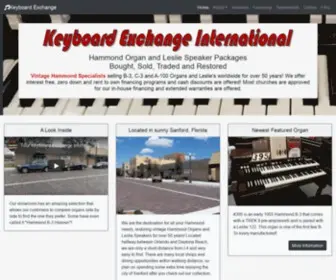 Keyboardexchange.com(Vintage Hammond Organ Specialists) Screenshot