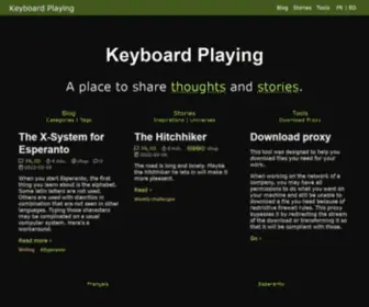 Keyboardplaying.org(Keyboard Playing) Screenshot