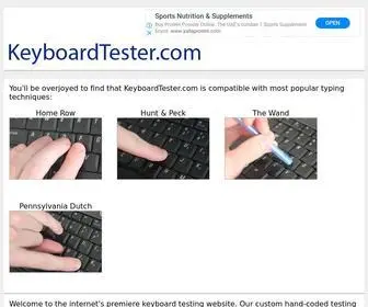 Keyboardtester.com(Keyboard Tester) Screenshot