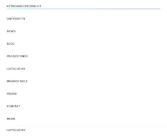 Keyboardunterricht-Muenster.de(Keyboardunterricht in Münster) Screenshot