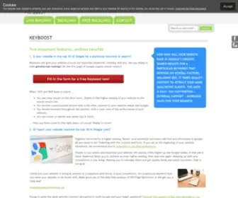 Keyboost.co.uk(From 2nd or 3th Page in Google all to the Top) Screenshot