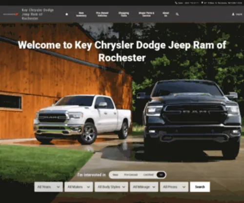 KeyCDjrofrochester.com(Key Chrysler Dodge Jeep Ram of Rochester) Screenshot