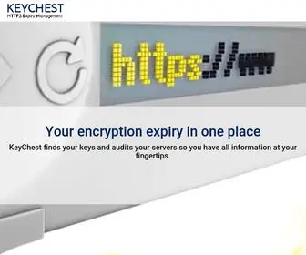 Keychest.net(Certificate expiry monitor and server status for HTTPS) Screenshot