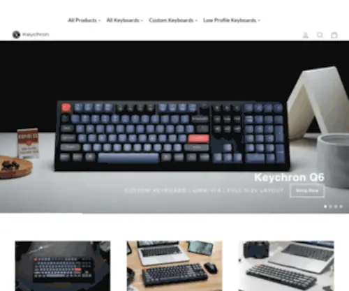 Keychron.net.br(Keychron Brazil) Screenshot