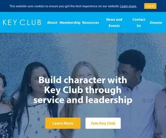 Keyclub.org(Key Club International) Screenshot