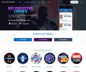 Keycollectorcomics.com(Key Collector Comics) Screenshot