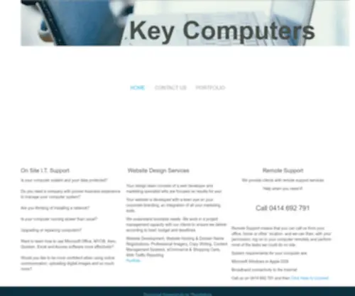 Keycomputers.com.au(Key Computers) Screenshot