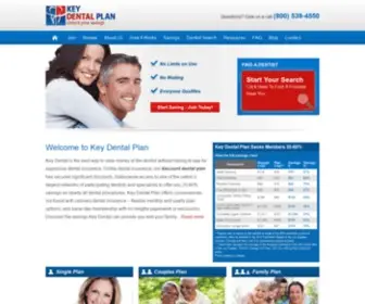 Keydentalplans.com(Discount Dental Plans) Screenshot