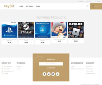 Keydit.com(Buy Roblox) Screenshot