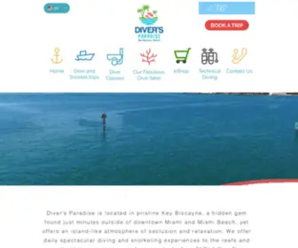 Keydivers.com(Diver's Paradise Key Biscayne) Screenshot