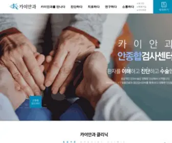 Keye.co.kr(카이안과) Screenshot