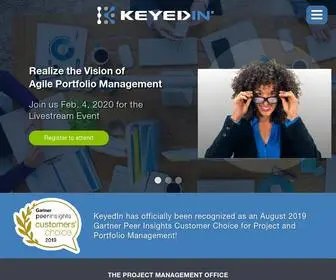 Keyedin.com(KeyedIn Solutions delivers Cloud) Screenshot