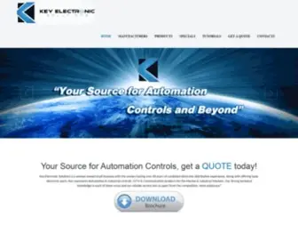 Keyelectronics.net(Marine and Industrial Automation Distributors) Screenshot