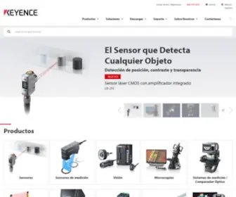 Keyence.com.mx(KEYENCE MEXICO S.A) Screenshot