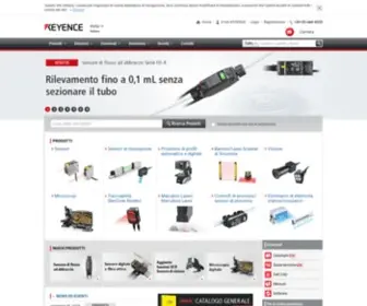 Keyence.it(KEYENCE ITALIA S.p.A) Screenshot