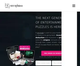 Keyenigma.com(Escape Room in a Box. A package) Screenshot