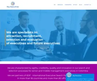 Keyexecutives.co(Key Executives Headhunter) Screenshot
