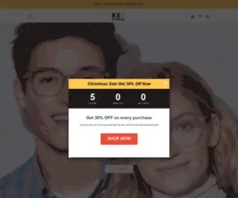 Keyeyewear.com(Key Eyewear) Screenshot