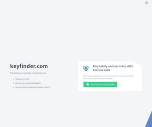 Keyfinder.com(keyfinder) Screenshot