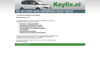 Keyfix.nl(Renault sleutel reparatie service) Screenshot