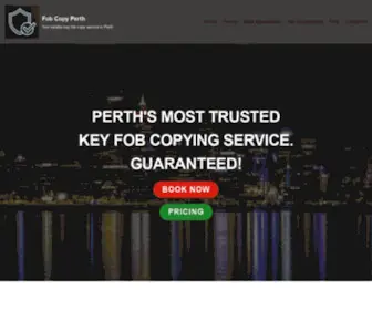 Keyfobcopyperth.com(Your reliable key fob copy service in Perth) Screenshot